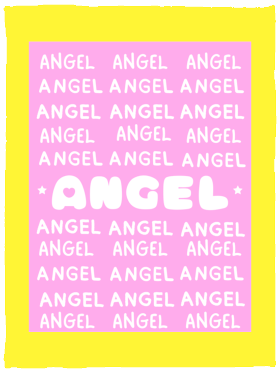 Plush Fleece Blanket - 30x40: ANGEL