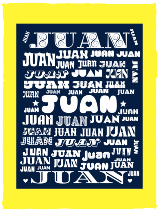 Plush Fleece Blanket - 30x40: JUAN