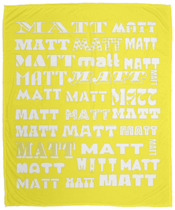 Plush Fleece Blanket - 50x60: MATT