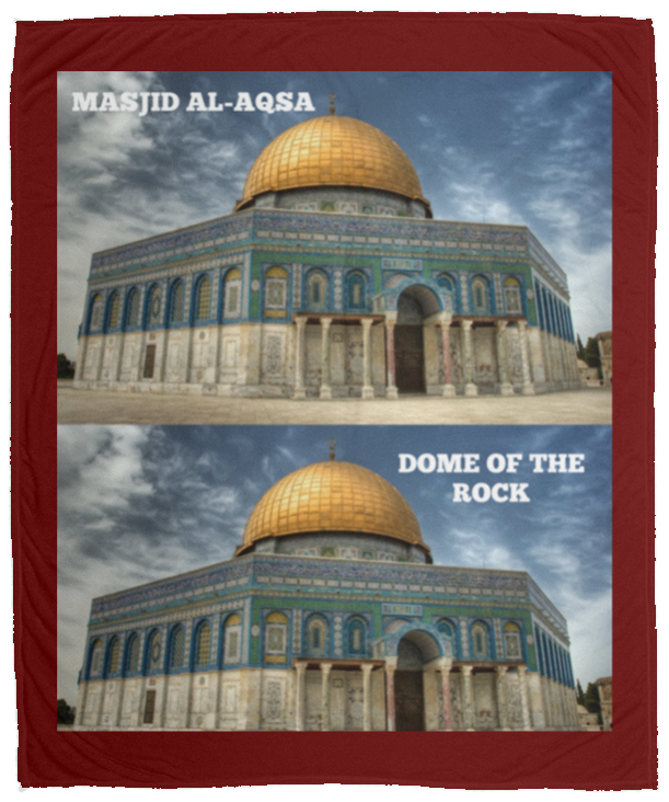 Plush Fleece Blanket - 50x60: MASJID AL-AQSA