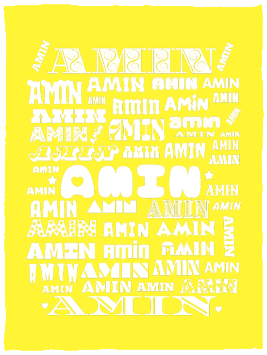 Plush Fleece Blanket - 30x40: AMIN