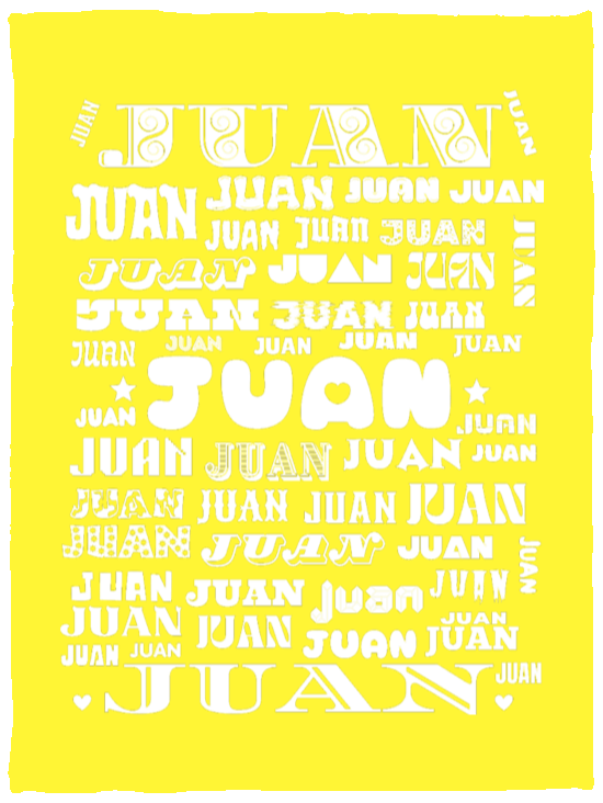 Plush Fleece Blanket - 30x40: JUAN