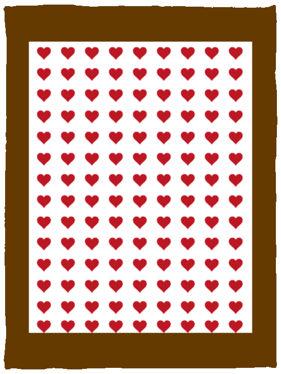 Plush Fleece Blanket - 30x40: HEARTS