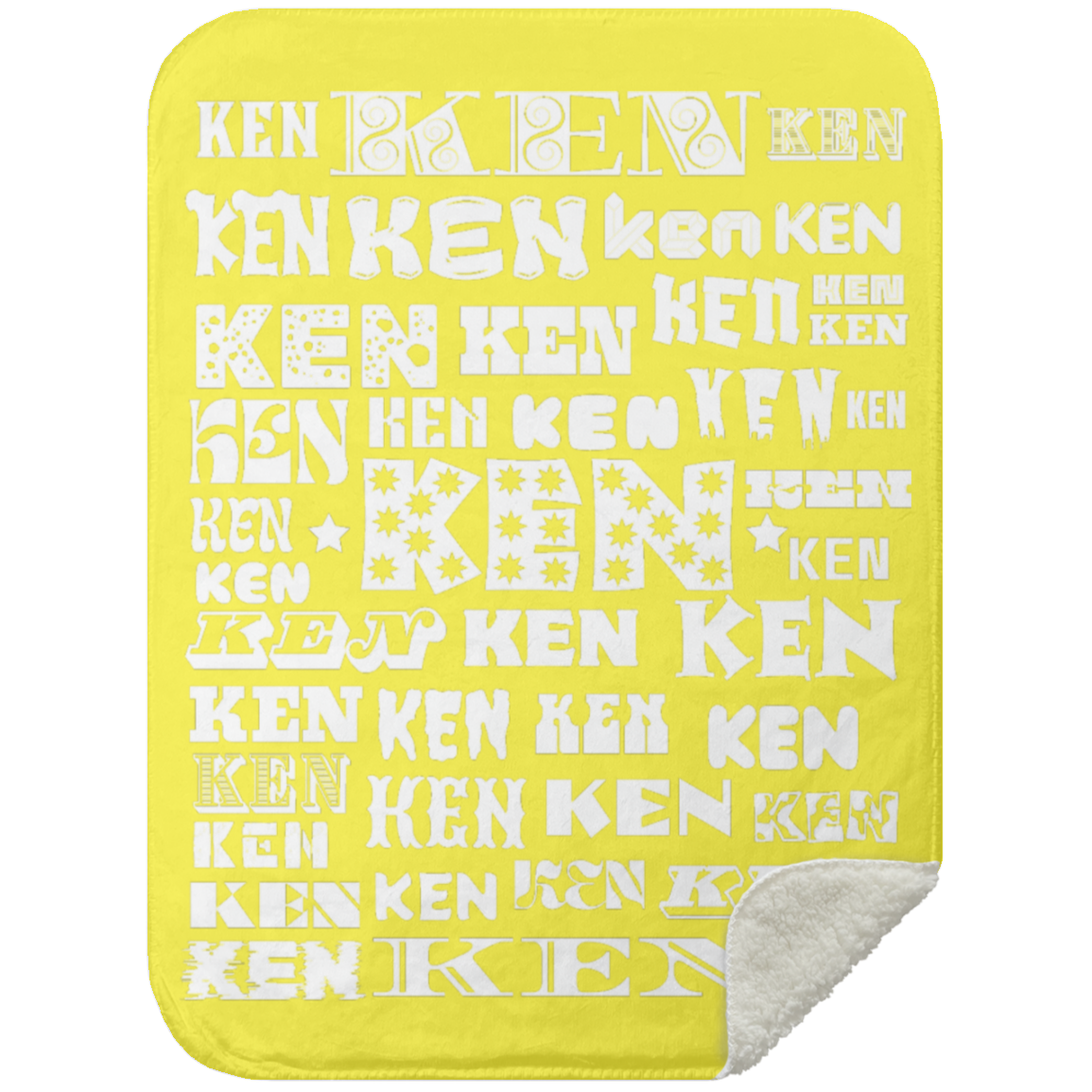 Sherpa Blanket 30x40: KEN