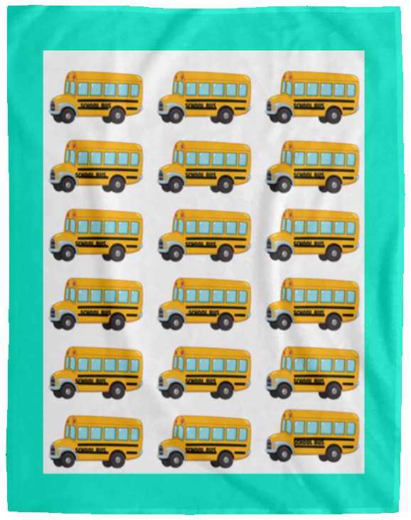 Plush Fleece Blanket - 60x80: BTS: SCHOOL BUS BLANKET