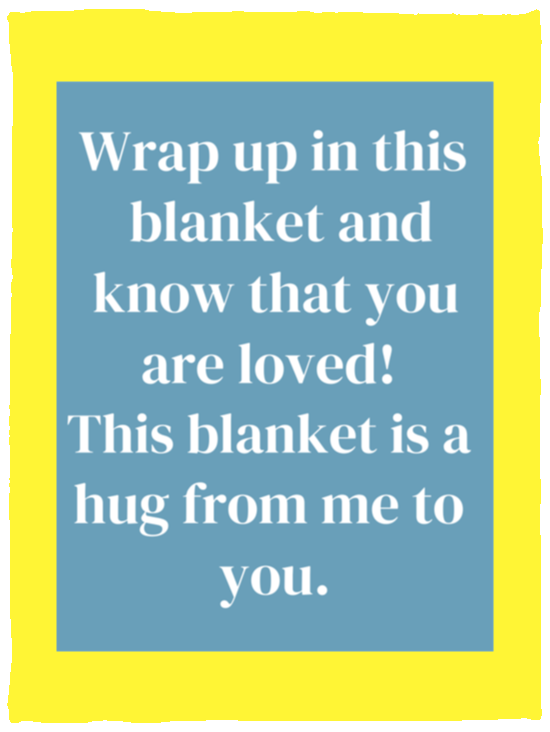 Plush Fleece Blanket - 30x40: WRAP UP IN THIS BLANKET AND,...