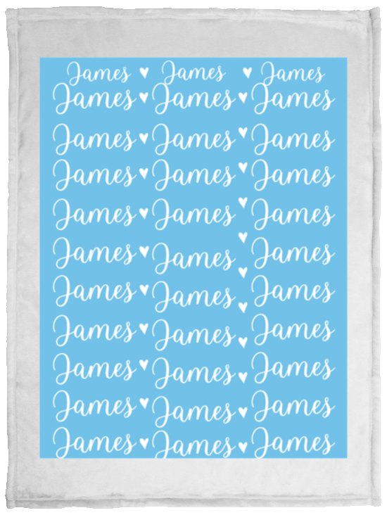 Plush Fleece Blanket - 30x40: James