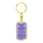 Keychain: INVOCATION FOR ENTERING A MARKET: NONE HAS THE RIGHT TO BE WORSHIPPED BUT ALLAH ALONE, WHO HAS NO PARTNER.