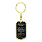 Keychain: WHAT TO SAY WHEN LEAVING THE HOME: In the Name of Allah, I have placed my trust in Allah,...