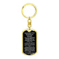 Keychain: INVOCATION FOR ENTERING A MARKET: NONE HAS THE RIGHT TO BE WORSHIPPED BUT ALLAH ALONE, WHO HAS NO PARTNER.