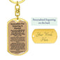 Keychain: INVOCATION FOR ENTERING A MARKET: NONE HAS THE RIGHT TO BE WORSHIPPED BUT ALLAH ALONE, WHO HAS NO PARTNER.