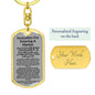 Keychain: INVOCATION FOR ENTERING A MARKET: NONE HAS THE RIGHT TO BE WORSHIPPED BUT ALLAH ALONE, WHO HAS NO PARTNER.