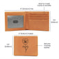 Graphic Leather Wallet: FEBRUARY BIRTH FLOWER VIOLET