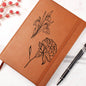 Graphic Journal: January Birth Month Carnation & Snowdrop Flowers