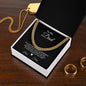 Cuban Link Chain: To My Dad You Left Me Beautiful Memories,...Dad Fran