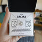 Love Knot Necklace: To My MOM I'm Glad to be your Carbon Copy,...