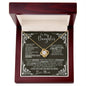 Love Knot Necklace: To My Daughter WHENEVER YOU FEEL OVERWHELMED, REMEMBER WHOSE DAUGHTER YOU ARE AND,...Love, Mom