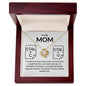Love Knot Necklace: To My MOM I'm Glad to be your Carbon Copy,...