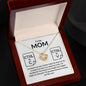Love Knot Necklace: To My MOM I'm Glad to be your Carbon Copy,...
