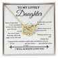 Interlocking Hearts Necklace: Never forget that I love you.,... I WILL ALWAYS LOVE YOU