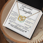 Interlocking Hearts Necklace: TO MY LOVELY Never forget that I love you.,... I WILL ALWAYS LOVE YOU
