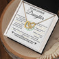 Interlocking Hearts Necklace: Never forget that I love you.,... I WILL ALWAYS LOVE YOU