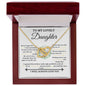 Interlocking Hearts Necklace: Never forget that I love you.,... I WILL ALWAYS LOVE YOU