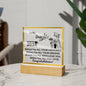 Acrylic Square Plaque: To My Daughter CLASS OF 2024 Behind You ALL YOUR MEMORIES,...