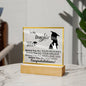Acrylic Square Plaque: To My Daughter CLASS OF 2024