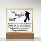 Acrylic Square Plaque: To My Daughter CLASS OF 2024