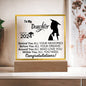 Acrylic Square Plaque: To My Daughter CLASS OF 2024