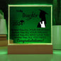 Acrylic Square Plaque: To My Daughter CLASS OF 2024