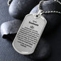 Dog Tag: TO MY SOULMATE WHENEVER YOU FEEL OVERWHELMED,...I LOVE YOU ALWAYS & FOREVER
