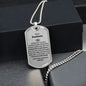 Dog Tag: TO MY SOULMATE WHENEVER YOU FEEL OVERWHELMED,...I LOVE YOU ALWAYS & FOREVER