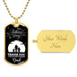 Dog Tag: HAPPY FATHER'S DAY THANK YOU FOR EVERYTHING DAD