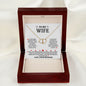 Everlasting Love Necklace: TO MY WIFE I LOVE EVERY MOMENT SPENT WITH YOU, YOUR LOVE HAS TOUCHED MY HEART.,...LOVE, YOUR HUSBAND