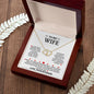 Everlasting Love Necklace: TO MY WIFE I LOVE EVERY MOMENT SPENT WITH YOU, YOUR LOVE HAS TOUCHED MY HEART.,...LOVE, YOUR HUSBAND