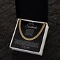 Cuban Link Chain: TO MY SOULMATE IF I HAD ONE WISH, I LOVE YOU