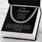 Cuban Link Chain: TO MY SOULMATE IF I HAD ONE WISH, I LOVE YOU