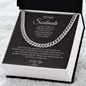 Cuban Link Chain: TO MY SOULMATE TO GOD I'D TO TURN BACK THE TESTS OF TIME,...I LOVE YOU