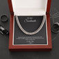 Cuban Link Chain TO MY SOULMATE WE'RE SECURELY BECOMING STRONGER,...I LOVE YOU
