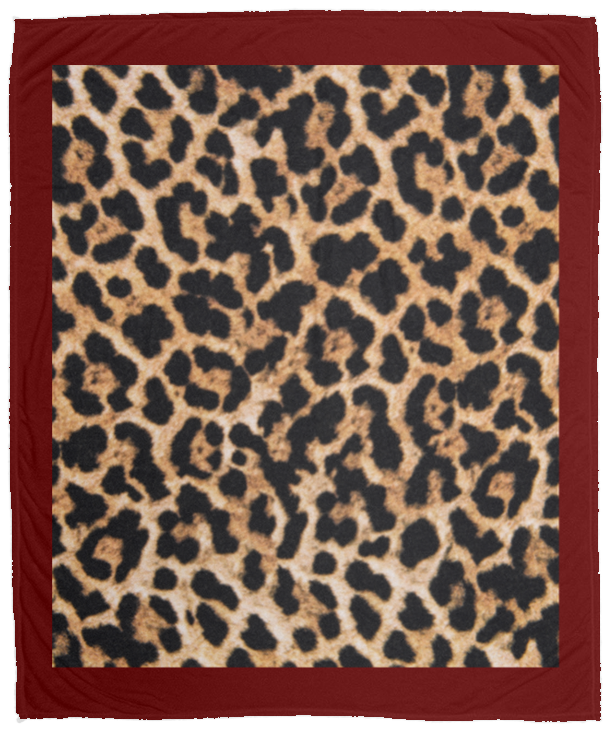 Plush Fleece Blanket - 50x60: LEPOARD