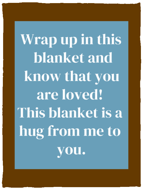Plush Fleece Blanket - 30x40: WRAP UP IN THIS BLANKET AND,...