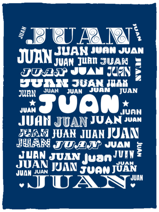 Plush Fleece Blanket - 30x40: JUAN
