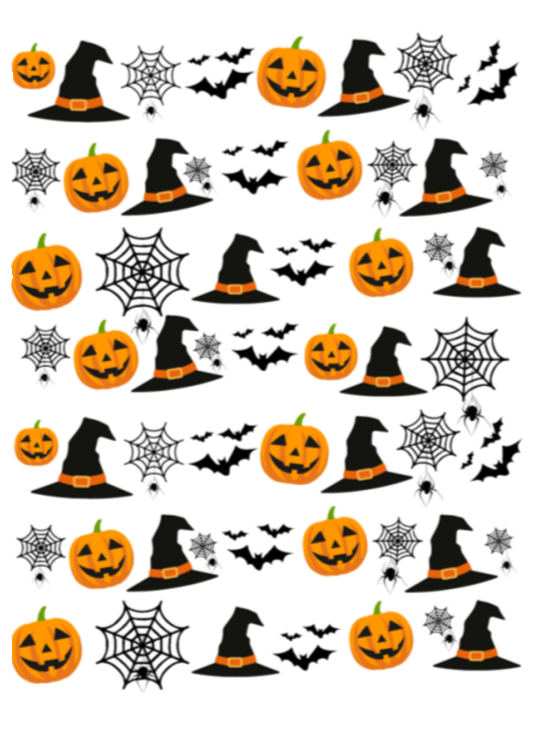 Plush Fleece Blanket - 30x40: HALLOWEEN PUMPKINS, WITCH HATS, BATS,....BLANKET