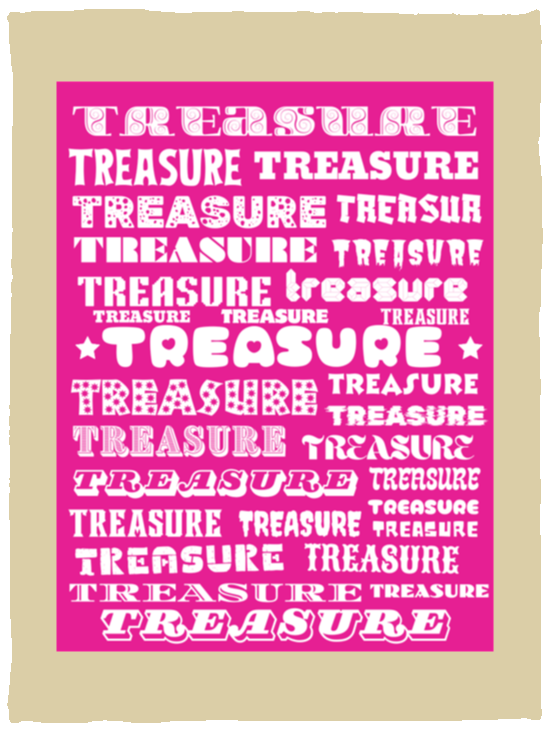 Plush Fleece Blanket - 30x40: TREASURE