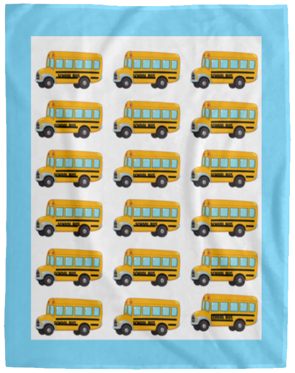 Plush Fleece Blanket - 60x80: BTS: SCHOOL BUS BLANKET