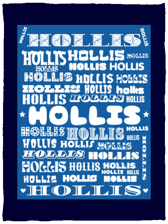 Plush Fleece Blanket - 30x40: HOLLIS