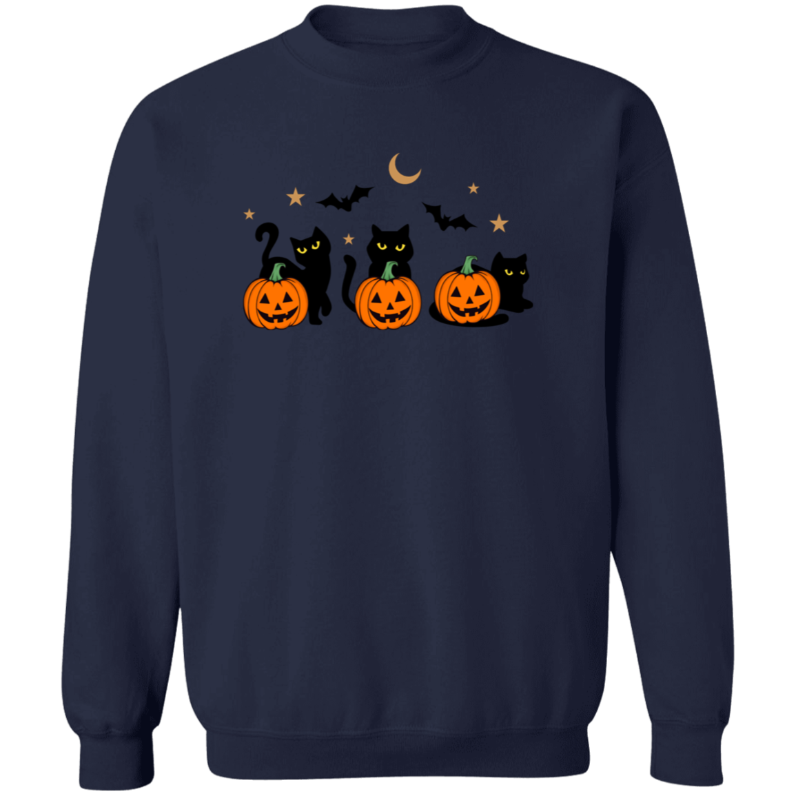 Crewneck Pullover Sweatshirt: HALLOWEEN