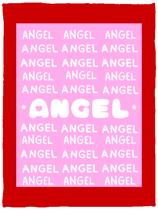 Plush Fleece Blanket - 30x40: ANGEL